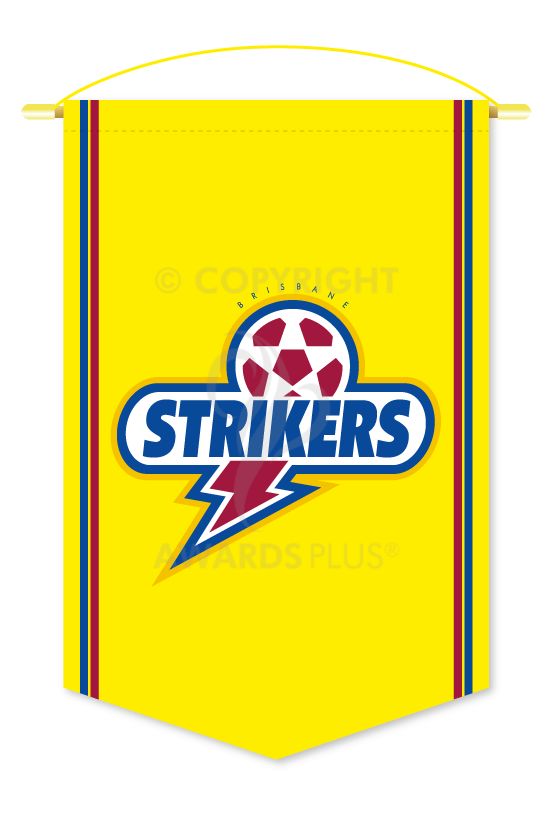 Brisbane-Strikers Sports Banner Design