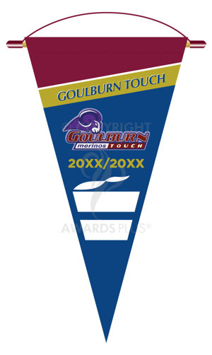 Goulburn-Merinos-Touch-Sports Pennant Design