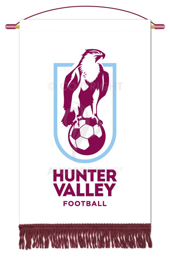 Hunter-Valley-Football Sports Banner Design