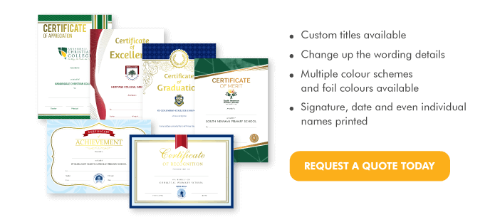 Inspire Certificates