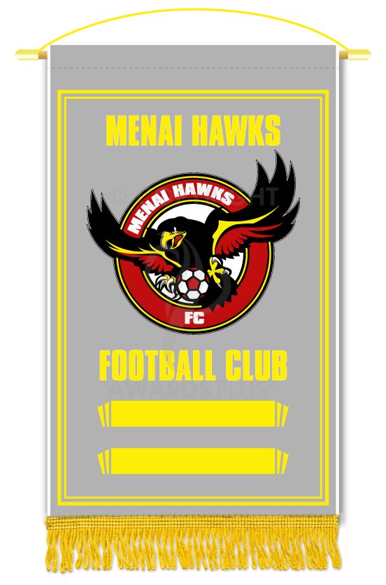 Menai-Hawks-FC Sports Banner Design