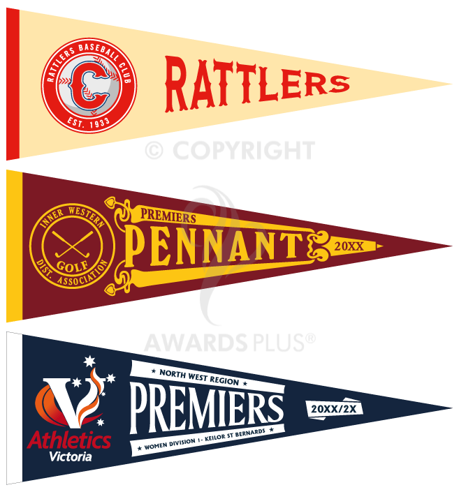Rattlers-Baseball-Club-Inner-West-Golf-Athletics-Victoria-Sporting Pennant Designs
